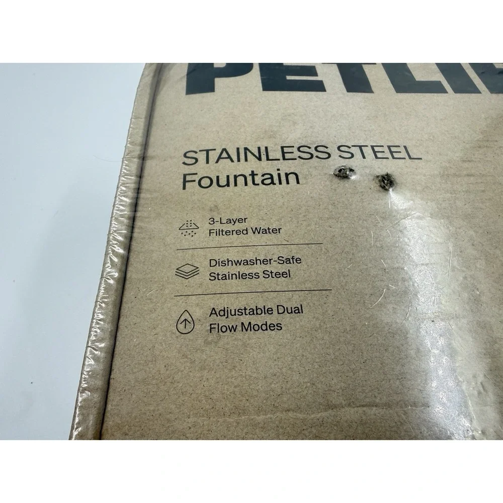 Petlibro Stainless Steel Cat Water Fountain 101oz/3L Automatic Water Dispenser
